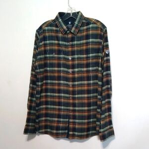 Kuhl- Men's Multicolor Plaid Button Down Shirt -Medium